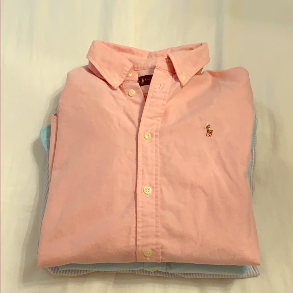 BUNDLE: 3 Ralph Lauren Button Downs